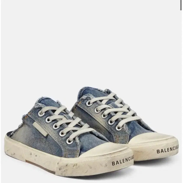 [BUNJANG] Balenciaga Paris Mule Denim Size 43 / 발렌시아가 파리스뮬 데님 43