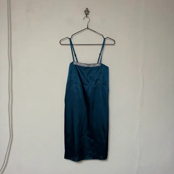 [BUNJANG] Navy Mini Dress with Jewel Embellished Straps / Sale 178