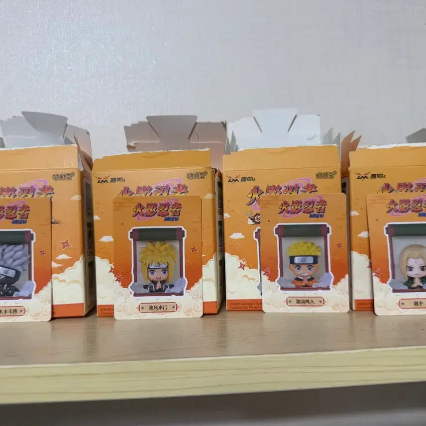 [BUNJANG] Naruto Magnet Figure Bundle Set (4 Types) - Sealed / 나루토 마그넷 피규어 일괄판매 미개봉