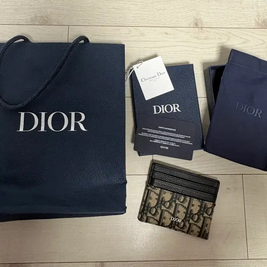 [BUNJANG] Dior Oblique Card Holder / (정품 / S급) 디올 오블리크 카드지갑