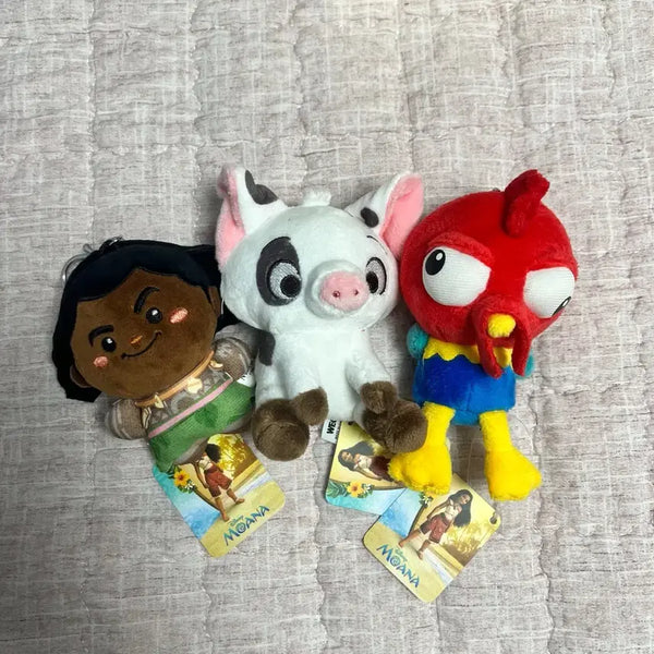 [BUNJANG] Disney Moana 3-Piece Charm Set / [새상품] 일괄 디즈니 모아나 키링 3종 세트