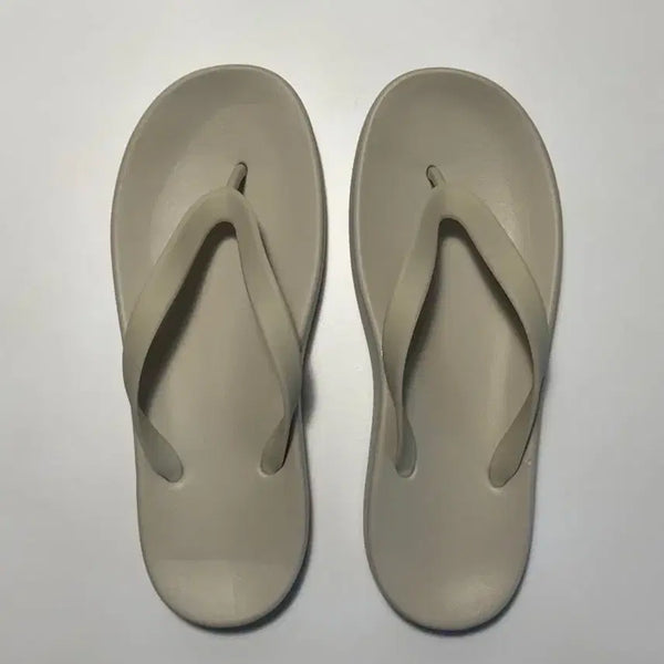 [BUNJANG] Muji Ivory Flip-flops 270-275 / 무인양품 아이보리 쪼리 270-275