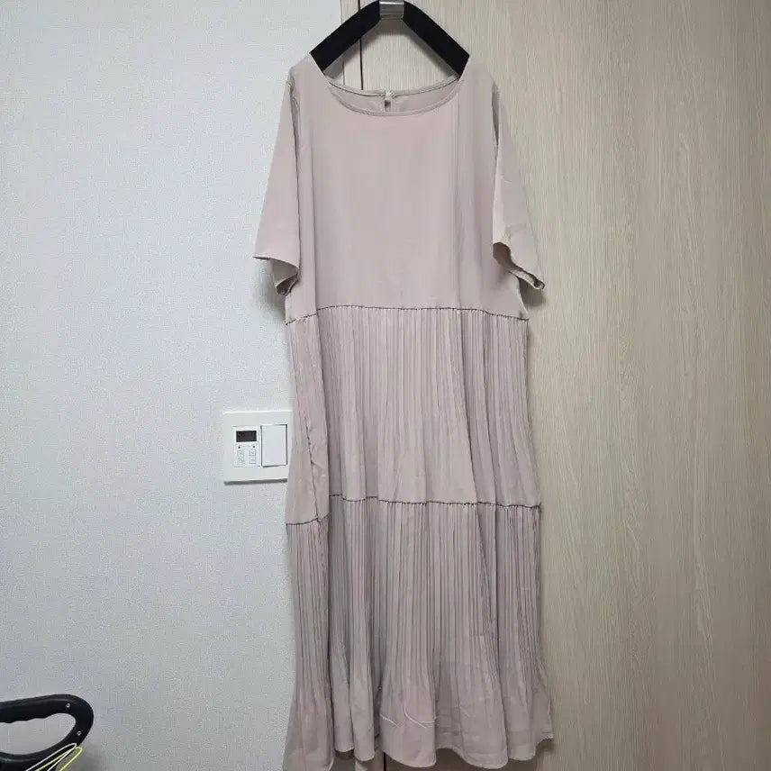 [BUNJANG] Tiered Pleated Long Dress / 캉캉플리츠 원피스