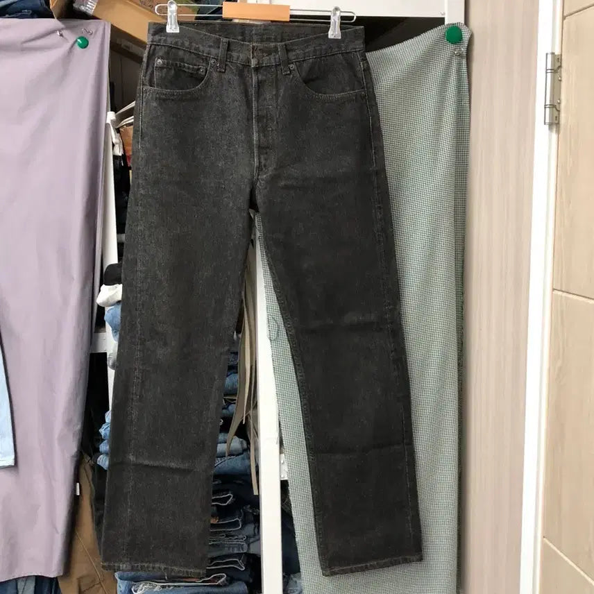 [BUNJANG] Levi's 501-0658 Charcoal Black Vintage Jeans (1991) / 90s 리바이스501 USA 501-0658흑청 허리31 둘레79