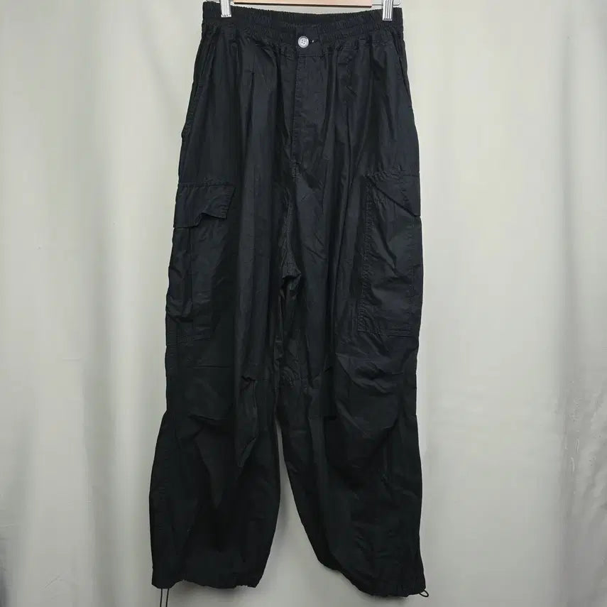 [BUNJANG] LANE Men's Cargo Balloon Pants Black / [LANE] 남성 카고 벌룬 팬츠 블랙 (28~32)