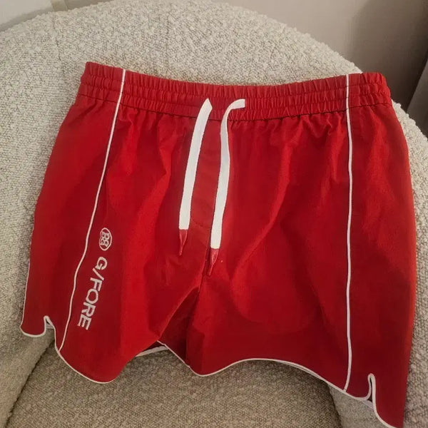 [BUNJANG] G/FORE Genuine Women's Golf Shorts Red White / 지포어정품 반반지67