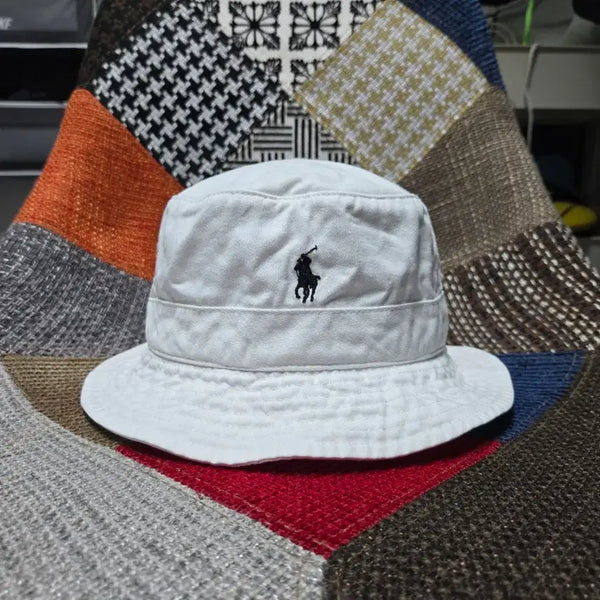 [BUNJANG] Polo Ralph Lauren Bucket Hat White L/XL / [L/XL] 폴로랄프로렌 버킷햇 벙거지모자 화이트