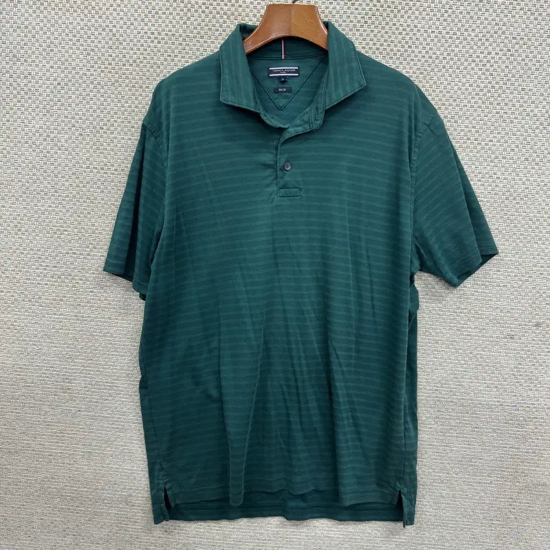 [BUNJANG] Tommy Hilfiger Slim Fit Short Sleeve Polo Shirt XL / 타미힐피거 슬림핏 반팔카라티 XL D04602