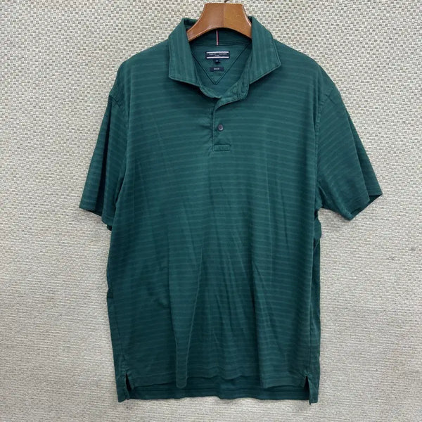 [BUNJANG] Tommy Hilfiger Slim Fit Short Sleeve Polo Shirt XL / 타미힐피거 슬림핏 반팔카라티 XL D04602