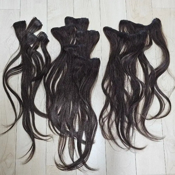 [BUNJANG] A.By.Bom Human Hair Hairpiece for Wedding Photoshoot / 에이바이봄 인모 헤어피스 웨딩 촬영