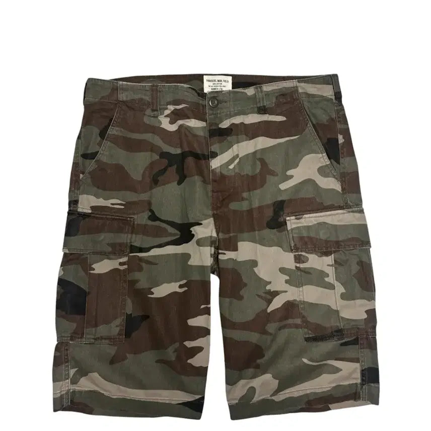 [BUNJANG] Avirex Military Camo Half Cargo Pants 2XL / 아비렉스 밀리터리 카모 하프 카고팬츠 2XL