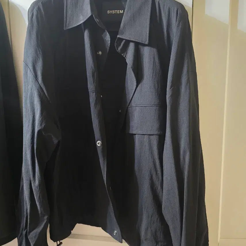 [BUNJANG] System Homme Shirt Jacket Black / 시스템옴므 셔츠자켓