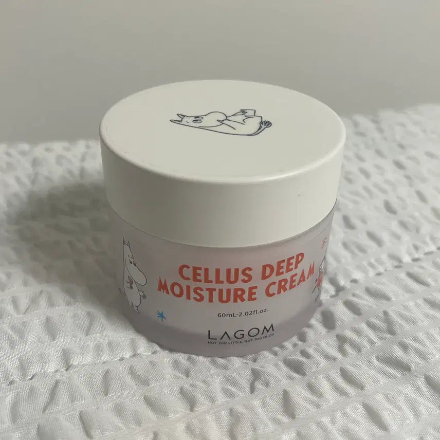 [BUNJANG] LAGOM Cellus Deep Moisture Cream (Moomin Collaboration) 60ml - Sealed / (미개봉) 라곰 셀러스 딥 모이스처 크림 60ml 무민 콜라보