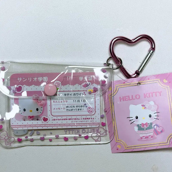 [BUNJANG] Hello Kitty Transparent Card Holder / 키티 투명 카드 지갑