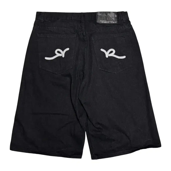[BUNJANG] Rocawear Black Bermuda Half Pants Size 38 / 로카웨어 Rocawear 블랙 버뮤다 하프팬츠 38사이즈