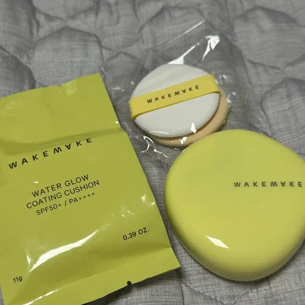 [BUNJANG] WAKEMAKE Water Glow Coating Cushion 21 Vanilla Limited Edition / 웨이크메이크 워터 글로우 코팅 쿠션 21 바닐라 한정판