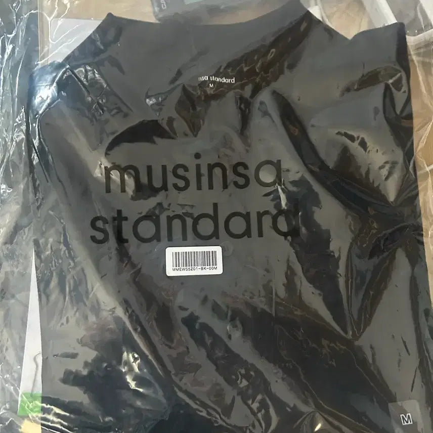 [BUNJANG] Musinsa Standard Wisheable Supima Cotton Knit Black M / 무신사 스탠다드 위셔블 수피마 코튼 니트 블랙 M