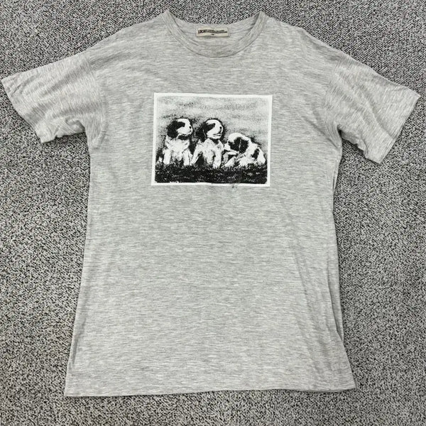 [BUNJANG] LOCATI 90s Dog Print T-Shirt / LOCATI 90s 강아지 프린팅 티셔츠