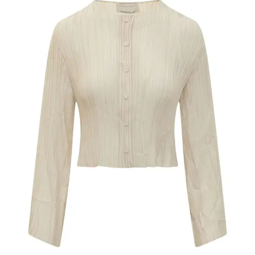 [BUNJANG] GD ED Design Pleated Blouse / 공디드 디자인 플리츠 블라우스