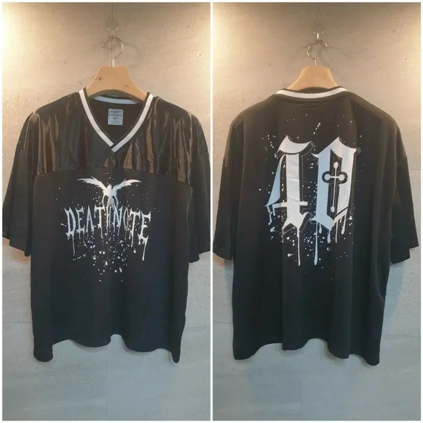 [BUNJANG] Death Note Official Black Jersey XL / 데스노트. 오피셜굿즈. 정품.블랙 져지.