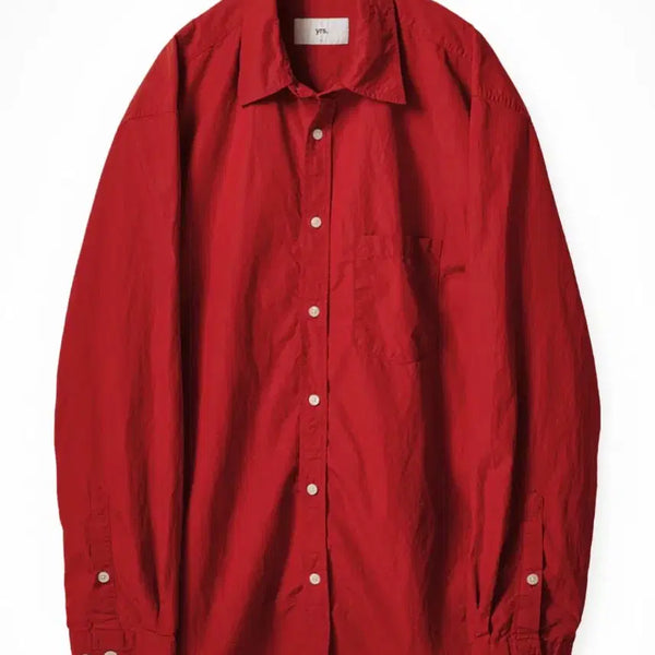 [BUNJANG] Years ago Cotton Rayon Washed Poika Shirt Classic Fit / [1] 이얼즈어고 Cotton Rayon Washed Poika Shirt Classic Fit