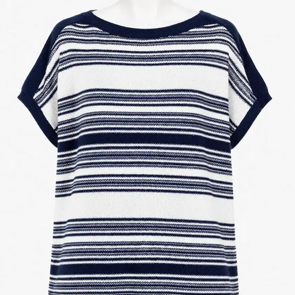 [BUNJANG] Ralph Lauren Striped Batwing Knit / 랄프로렌 스트라이프 가오리핏 니트