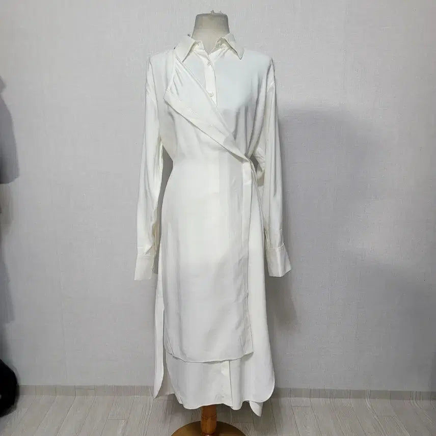 [BUNJANG] KUHO Long Shirt Dress / 구호 롱셔츠원피스