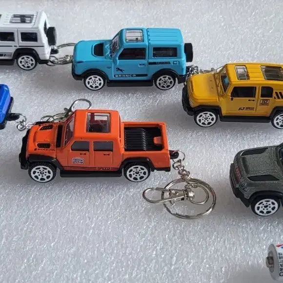 [BUNJANG] Assorted Car Model Keychain Set / 자동차 열쇠고리 세트