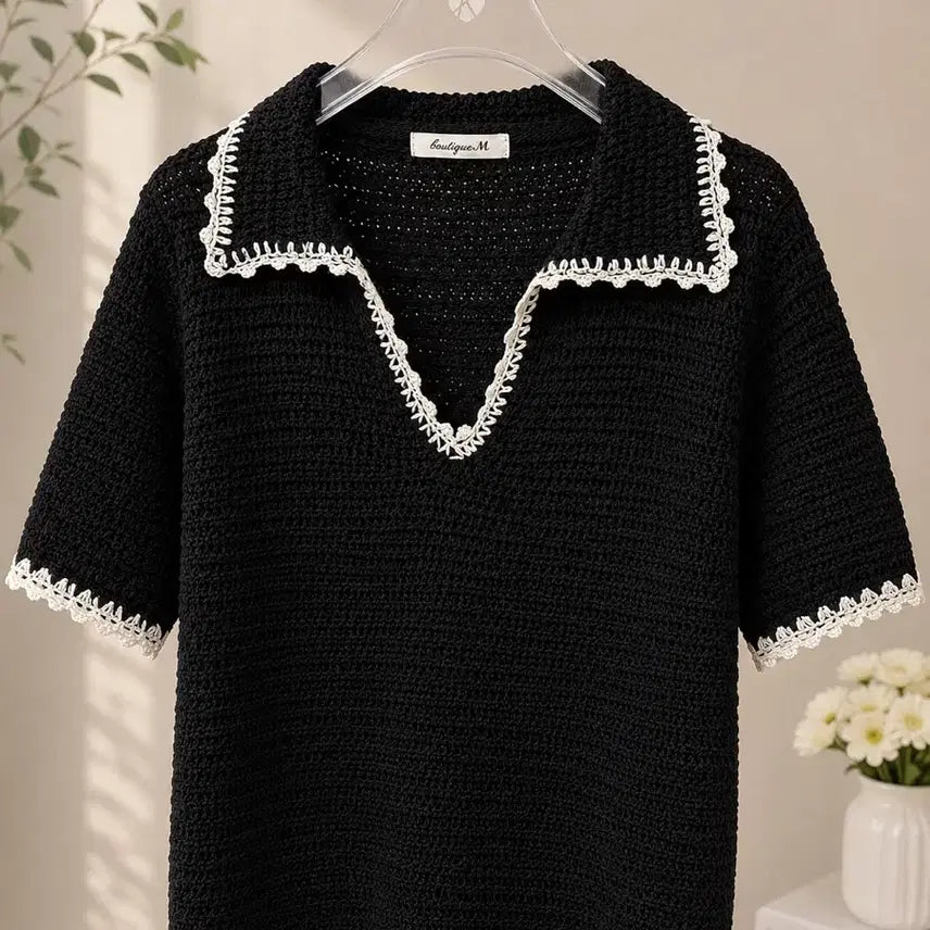 [BUNJANG] Black Turtleneck T-Shirt / 블랙카라티