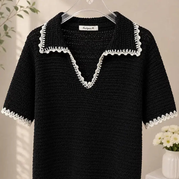 [BUNJANG] Black Turtleneck T-Shirt / 블랙카라티