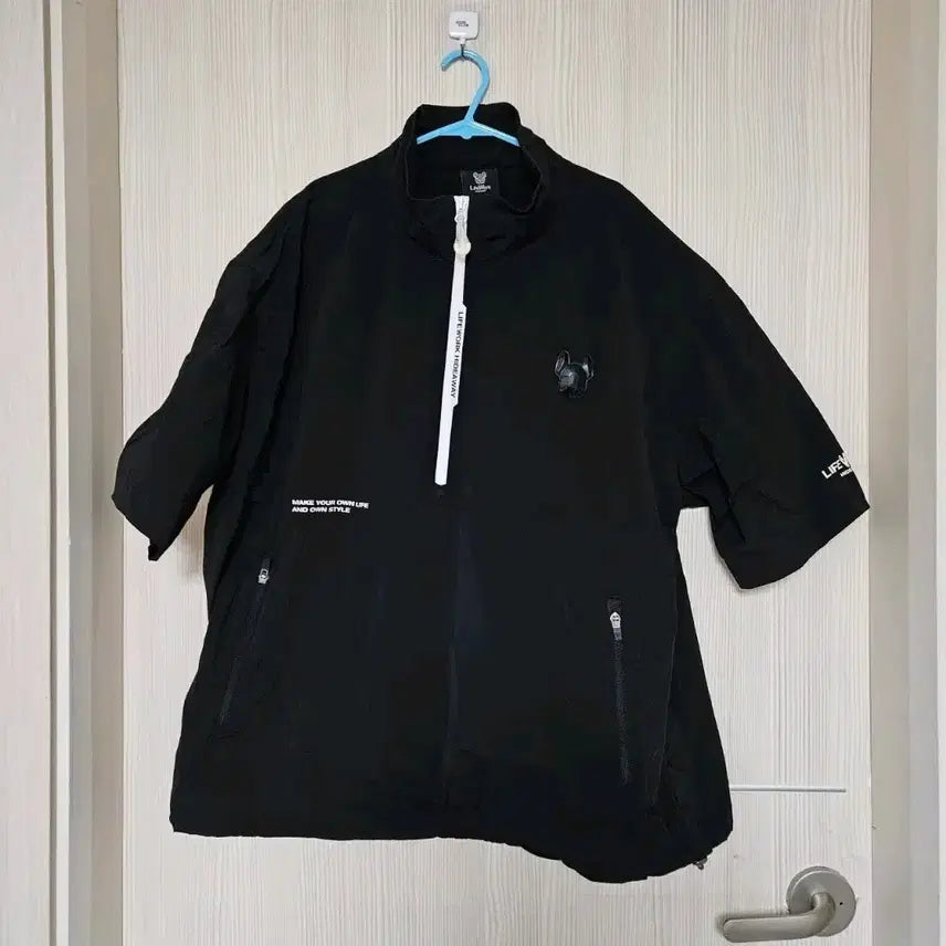 [BUNJANG] Lifework Short Sleeve Windbreaker Jacket / 라이프워크 반팔 바람막이 100