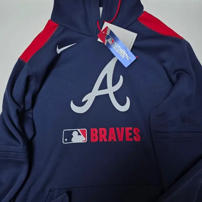 [BUNJANG] Nike Atlanta Braves Hoodie (Men's M) / 나이키 애틀랜타 브레이브스 후드티 남성용 M