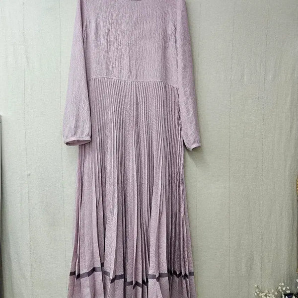 [BUNJANG] DEWL Pleated Long Dress Size 55-66 / 듀엘  플리츠롱원피스  55~66