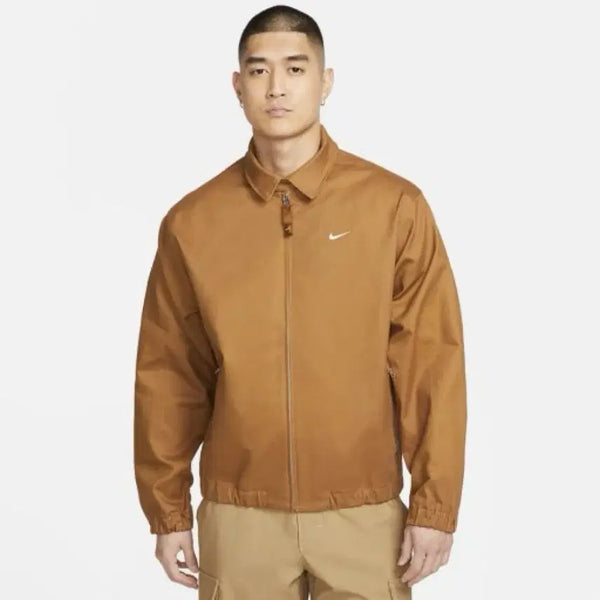 [BUNJANG] Nike Swoosh Logo Brown Jacket / 나이키 스우시 로고 브라운 자켓