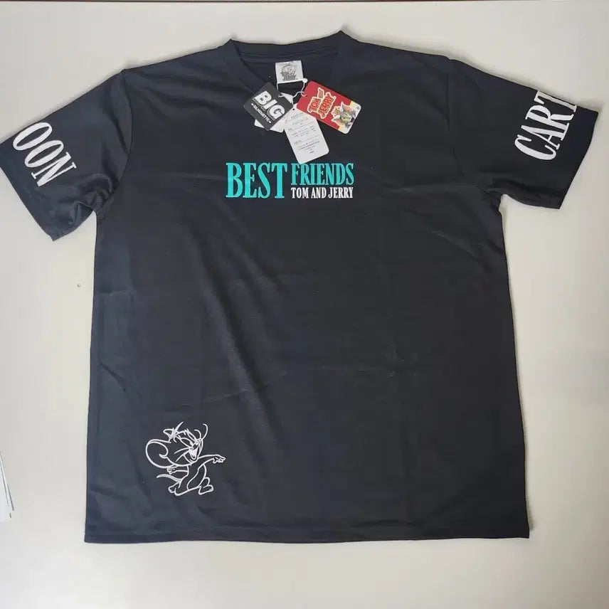 [BUNJANG] Tom and Jerry Graphic T-Shirt / 톰과제리 반팔 티셔츠
