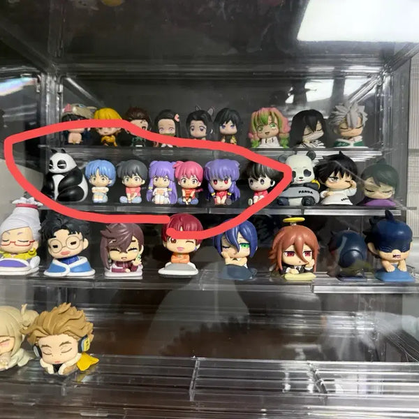 [BUNJANG] Ranma 1/2 "When Will It Arrive?" Gacha Figure Set (5 Types) / 란마 1/2 언제오려나 가챠 피규어 5종 일괄 판매