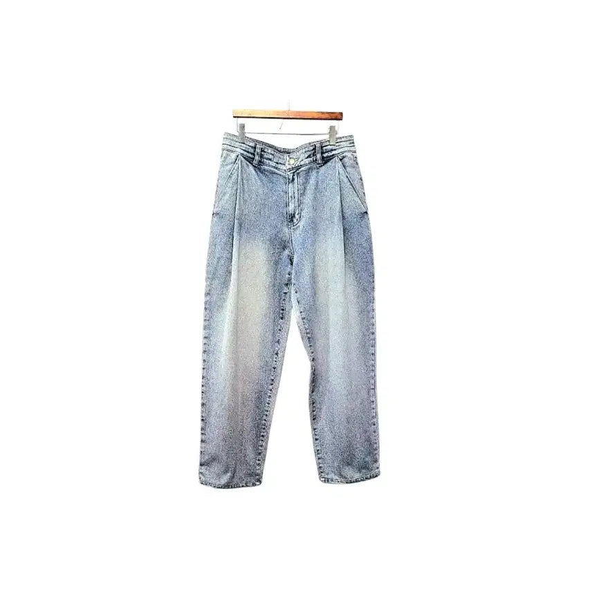[BUNJANG] System Barrel Fit Washed Denim Pants / 한섬 시스템  배럴핏 워싱 청데님 팬츠