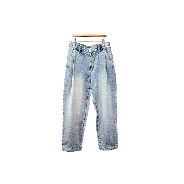 [BUNJANG] System Barrel Fit Washed Denim Pants / 한섬 시스템  배럴핏 워싱 청데님 팬츠