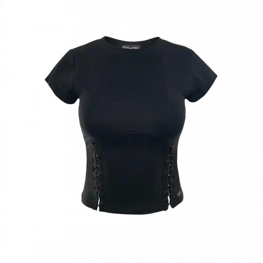 [BUNJANG] Expired Girl Mia Baby T-Shirt Black / 익스파이어드걸 미아 베이비 티셔츠 블랙
