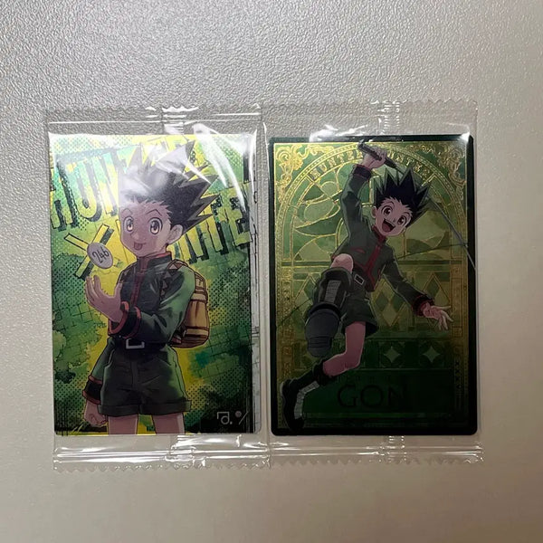 [BUNJANG] Hunter x Hunter Bandai Itazura Card Set 4 Gon (Freecss) / 헌터헌터 반다이 이타쟈가 카드 4탄 2장 일괄 곤n, 곤sp