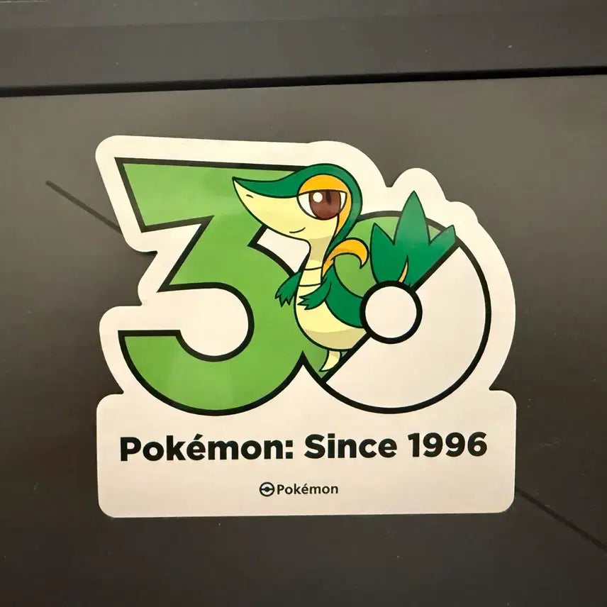 [BUNJANG] Pokemon 30th Anniversary Mureungdowon Logo Sticker Jurian / (새상품) 포켓몬스터 무릉도원 팝업 30주년 로고 스티커 쥬리비안