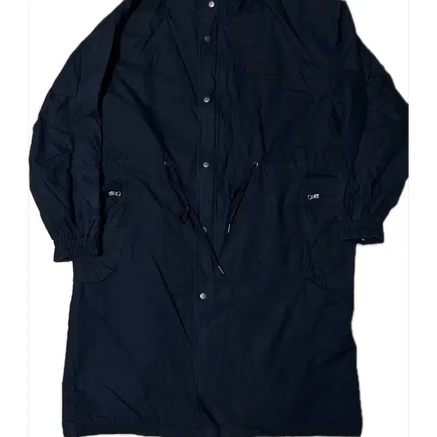 [BUNJANG] Black Long Field Jacket / 블랙 롱 야상 자켓