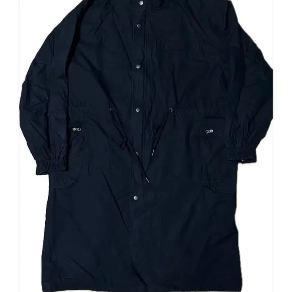 [BUNJANG] Black Long Field Jacket / 블랙 롱 야상 자켓