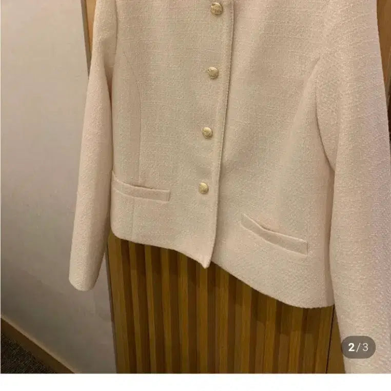 [BUNJANG] GUSIS Classic Gold Button Tweed Jacket / 구시스  클래식 골드단추 트위드 자켓