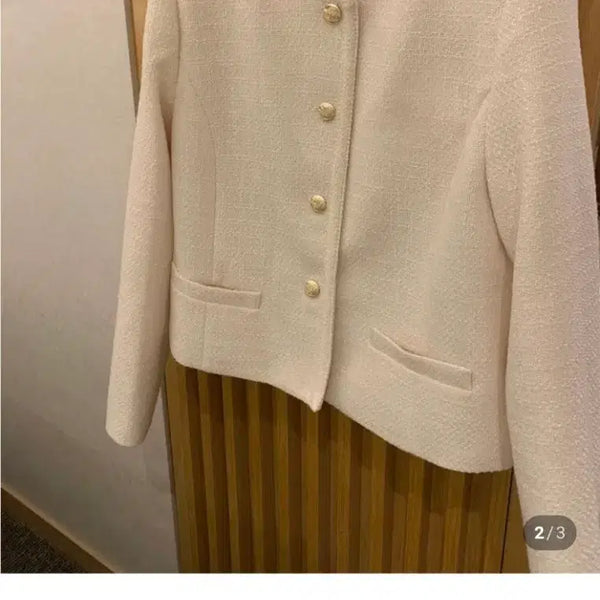 [BUNJANG] GUSIS Classic Gold Button Tweed Jacket / 구시스  클래식 골드단추 트위드 자켓