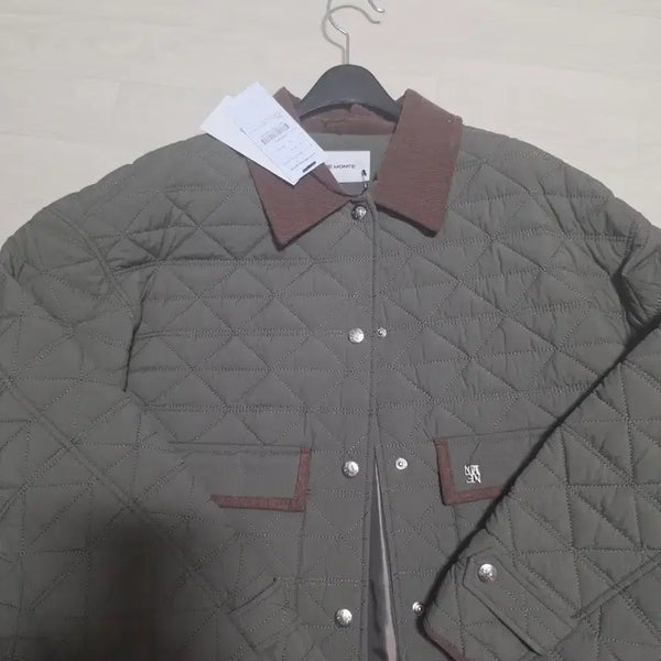 [BUNJANG] Maren Monte Quilting Jacket Khaki Size 66 New / 마레몬떼 퀼팅 자켓 카키 66 새상품