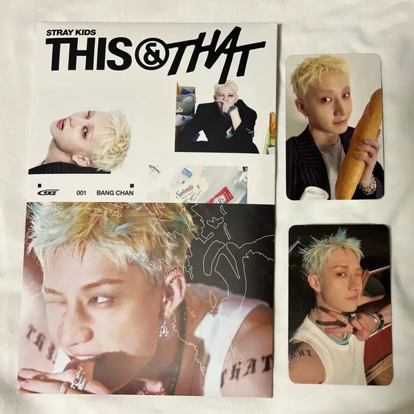[BUNJANG] Stray Kids Bang Chan This&That Solo Album Pre-order Photocard / 스트레이키즈 방찬 This&That 개인앨범 예판 포토카드