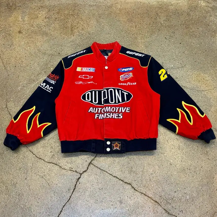 [BUNJANG] 90s USA Jeff Hamilton Collaboration Nascar Racing Jacket / 90s USA 빈티지 나스카 레이싱 자켓 제프헤밀턴 콜라보 점퍼