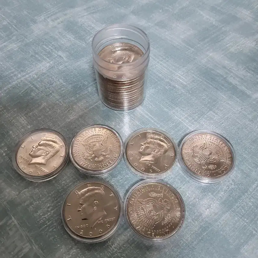 [BUNJANG] 2005 Kennedy Half Dollar Coins (20 pcs) / 2005년 케네디 하프달러 20개