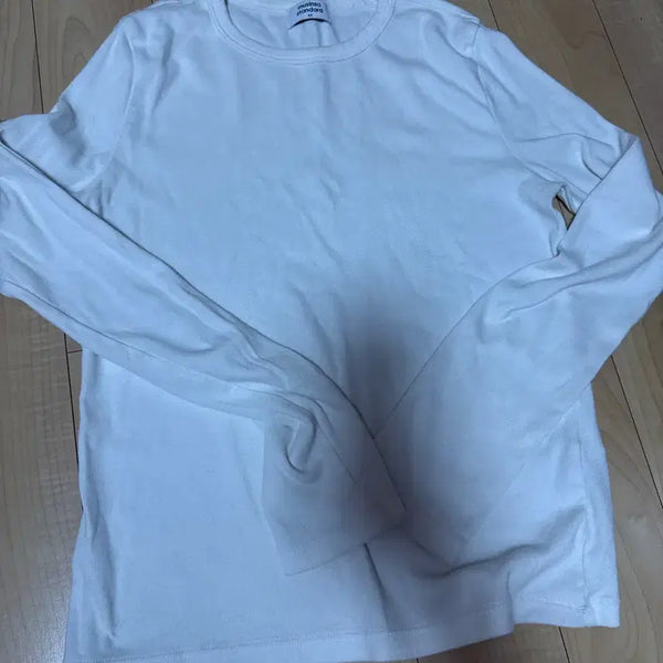 [BUNJANG] Musinsa Standard White Long Sleeve T-Shirt / 무신사 스탠다드 화이트 롱슬리브 티셔츠